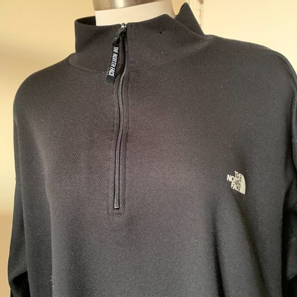 THE NORTH FACE BLACK MENS SWEATER SIZE XL 100% POLYESTER - Picture 2 of 8